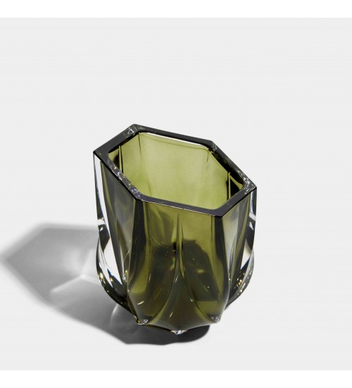 Zaha Hadid Design SHIMMER闪烁系列水晶烛杯橄榄绿H10